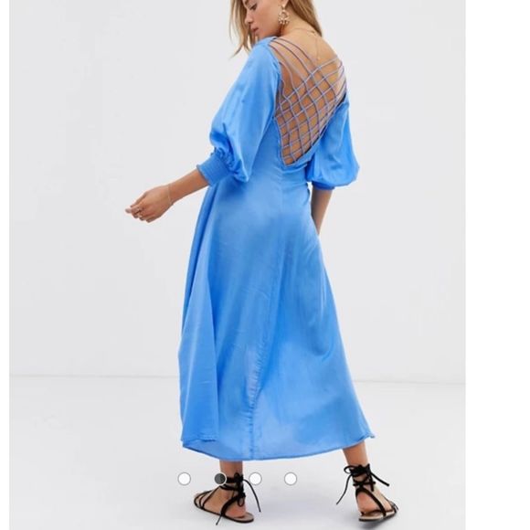 NWT Free People Later Days Midi Dress - Picture 5 of 11